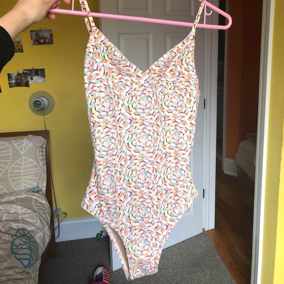 J. Crew Other - Geometric/Floral J Crew One Piece Swimsuit NWT